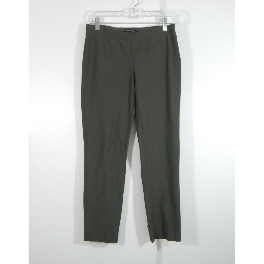 Eileen Fisher Olive Green Skinny Pants